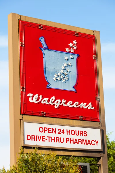 LAS VEGAS, NEVADA - 22 de agosto de 2016: Walgreens Retail Store — Foto de Stock
