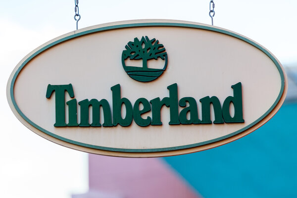 LAS VEGAS, NEVADA - August 22nd, 2016: Timberland Logo On Store 