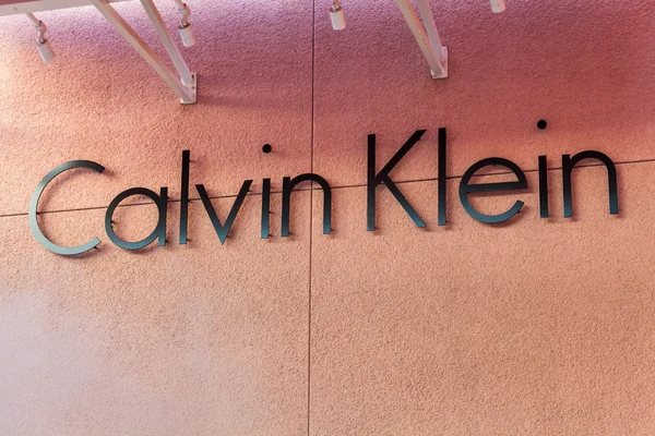 LAS VEGAS, NEVADA - 22 de agosto de 2016: Calvin Klein Logo On Store — Fotografia de Stock