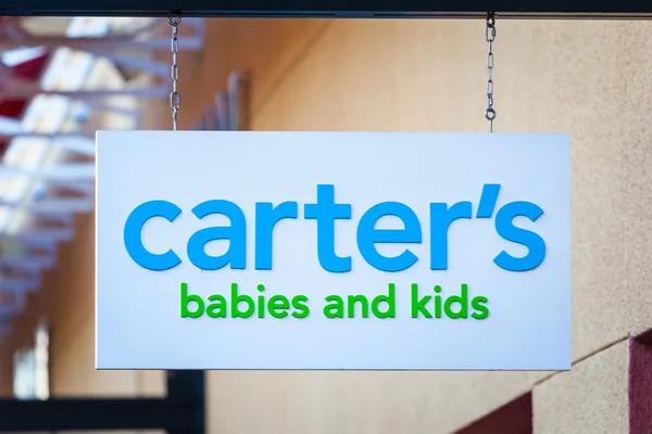 LAS VEGAS, NEVADA - 22 de agosto de 2016: O logotipo da Carter na loja — Fotografia de Stock
