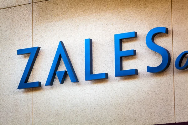 LAS VEGAS, NEVADA - 22 de agosto de 2016: Logo de Zales en la tienda —  Fotos de Stock
