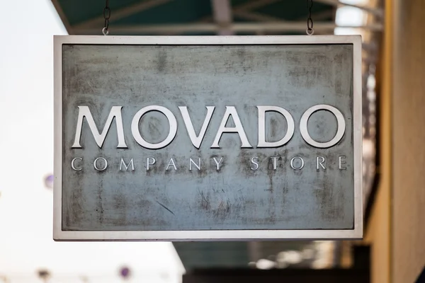 LAS VEGAS, NEVADA - 22 de agosto de 2016: Logotipo de Movado en la tienda — Foto de Stock
