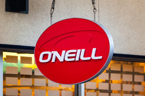 LAS VEGAS, NEVADA - 22 de agosto de 2016: O 'Neill Logo On Store Front — Fotografia de Stock