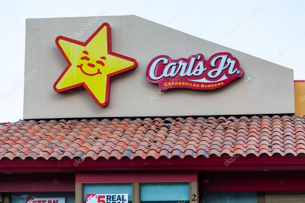 LAS VEGAS, NEVADA - August 22nd, 2016: Carl's Jr Fast Food Chain Retail Location.