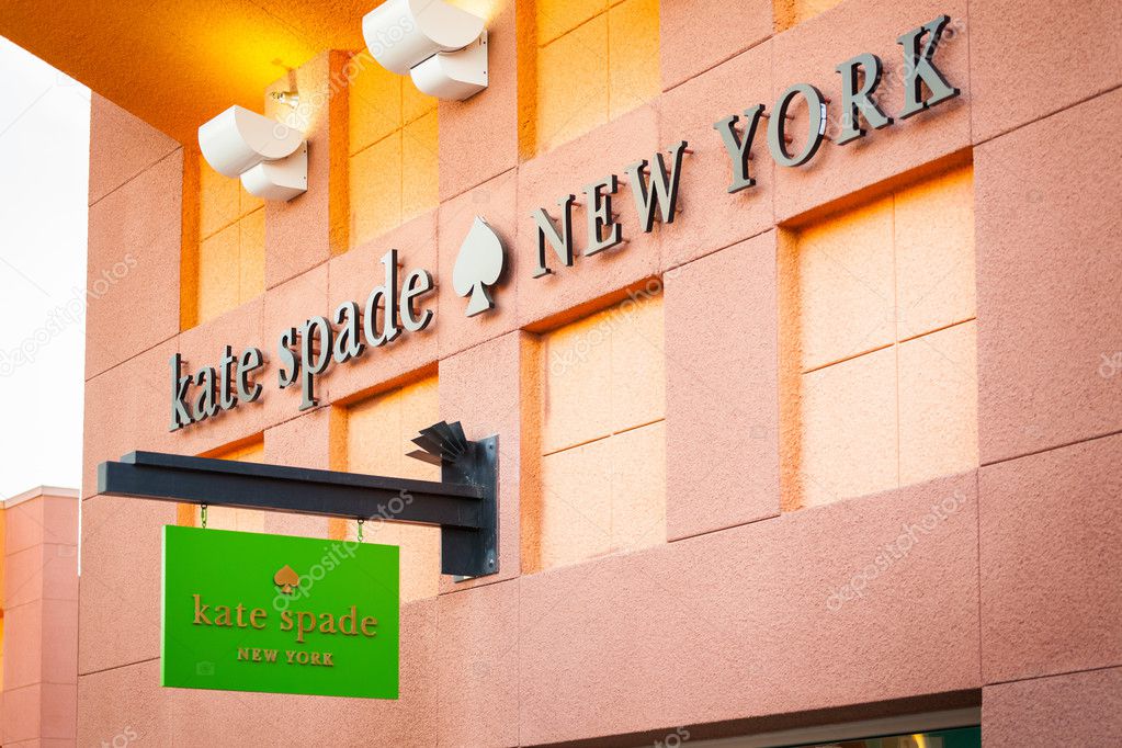 LAS VEGAS, NEVADA - August 22nd, 2016: Kate Spade New York Logo On Store Front Sign.
