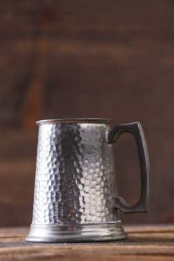 Vintage bira sağlam demir kupa