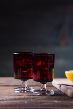 Votka içecekler limon ve kireç