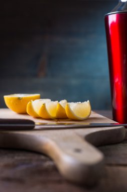 Votka içecekler limon ve kireç