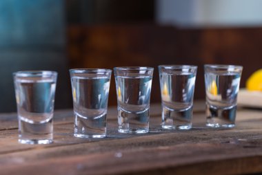 Votka içecekler limon ve kireç