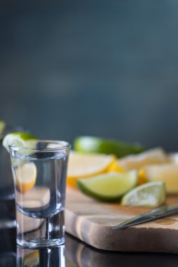 Votka içecekler limon ve kireç