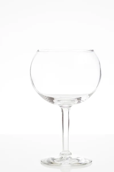 Empty wine glass. isolated on a white background — Stock Photo, Image