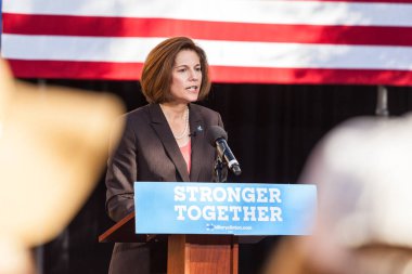Las Vegas, Nv - 6 Kasım 2016: Catherine Cortez Masto Campaig