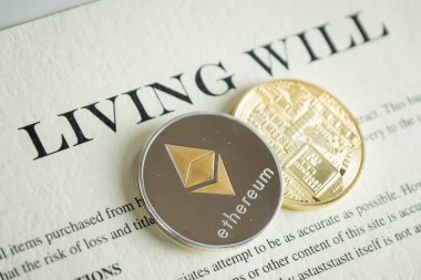 Cryptocurrency para ethereum ile yaşam ödeme.
