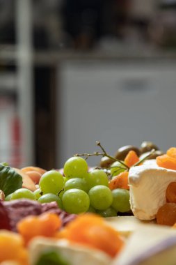 Fotokopi Alanı olan Gurme Şarküteri Kurulu 'nun kapanışı. Seçici Odaklanma.