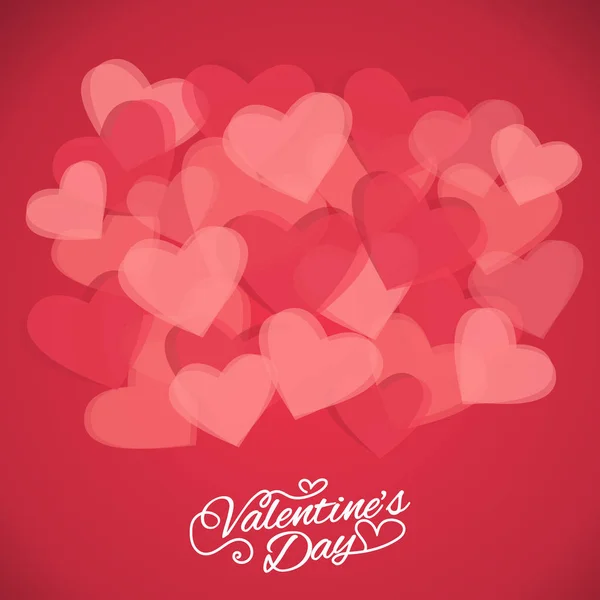 Valentine's day background, vector — Stock Vector