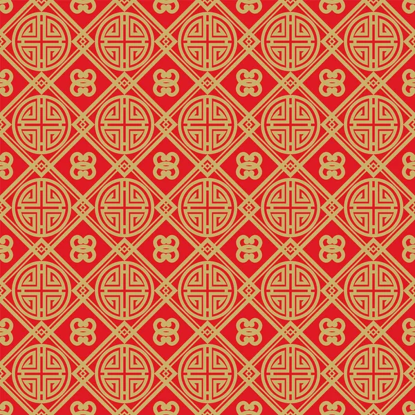 Chinese seamless pattern — Stock Vector