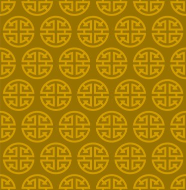 Altın Çin geleneği seamless modeli