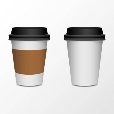coffee cup product mock up clipart