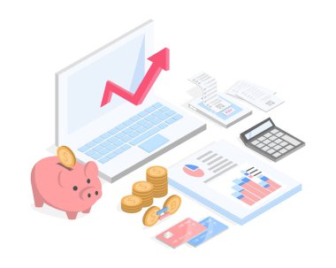 gerçekçi bitcoin vektör çizim