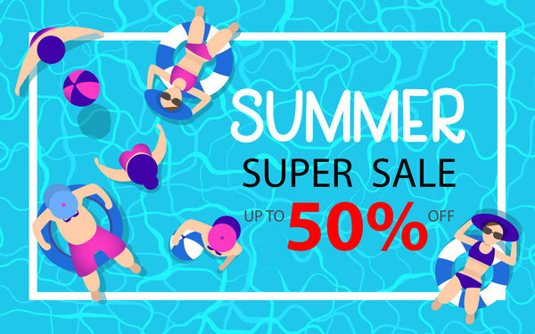 Фон Летней продажи
