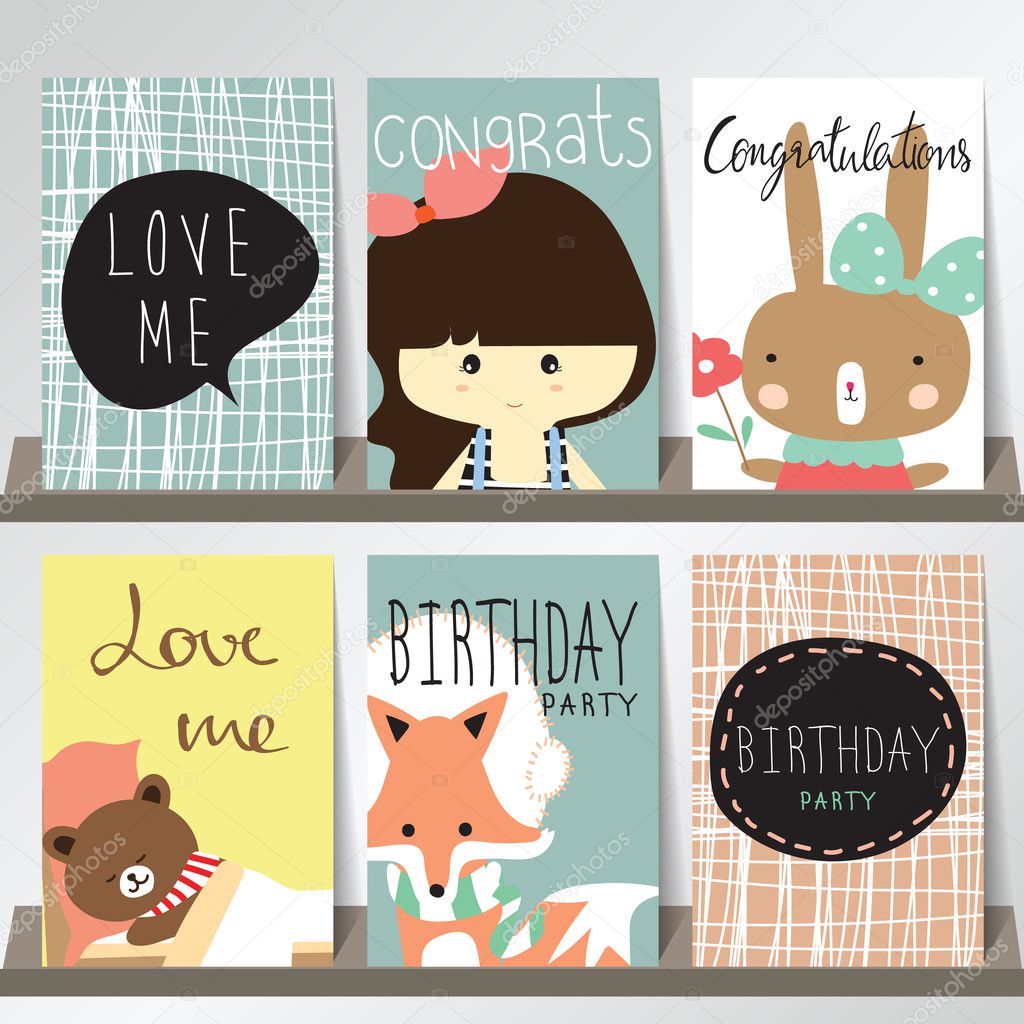 collection for greeting cards
