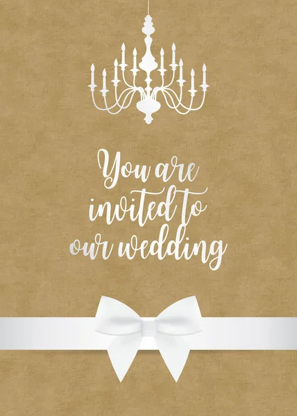 Collection de gabarits de mariage pour bannières, dépliants, plaques avec whi — Image vectorielle