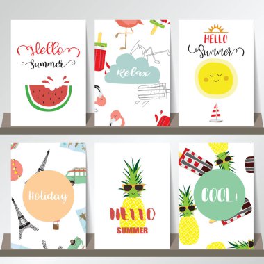 Koleksiyon için afiş, el ilanları, afişlerin Eyfel Kulesi ile seyahat,