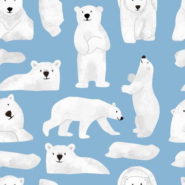 Buzlu suluboya kış arkaplanı. Vektör illüstrası.