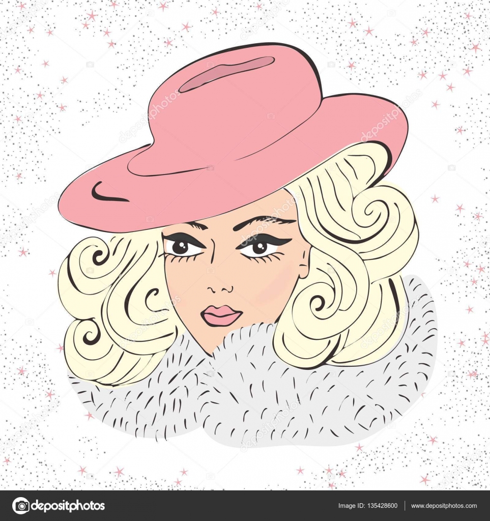 girl on the hat