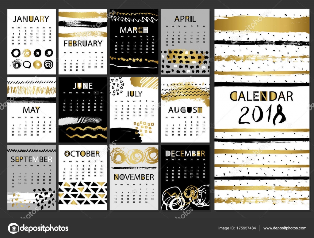 fashion illustration calendar 2018 creative fashion calligraphic calendar 2018 vector collection of black fashion illustration calendar 2018 creative fashion calligraphic calendar 2018 vector collection of black