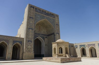 Cami Kalon, Buhara, Özbekistan avlusu.