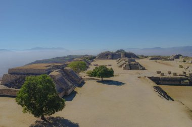 Monte Alban - Oaxaca, M Zapotek Dili uygarlık kalıntıları