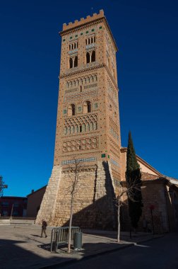 San Martin kule mudejar tarzı bir UNESCO Dünya Miras Listesi, Teruel, İspanya olduğunu