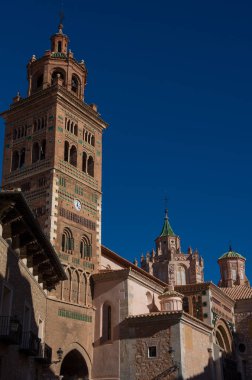 Mudéjar Katedrali, Santa Maria de Mediavilla (13. yüzyıl), Teruel. Aragon, İspanya