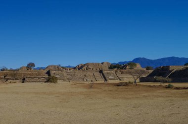 Monte Alban - Oaxaca Zapotek Dili uygarlık kalıntıları