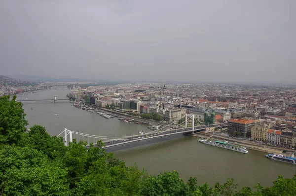 River Danube and Budapest old city panorama, Budapest, Hungary