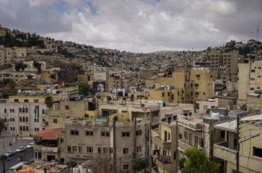 Cityscape Amman şehir merkezine, Jorda