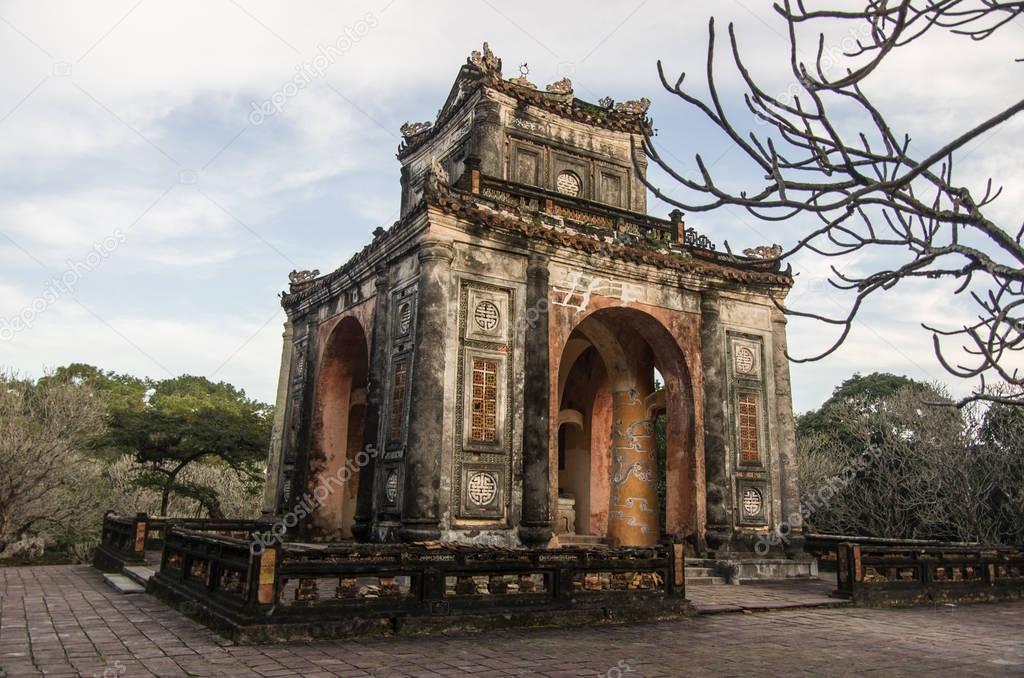 Tomb and gardens of Tu Duc emperor in Hue, Vietnam - A UNESCO World Heritage Site