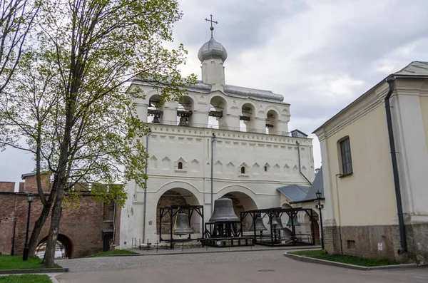 Dzwonnica św Zofii. Veliky Novgorod, Federacja Rosyjska — Zdjęcie stockowe