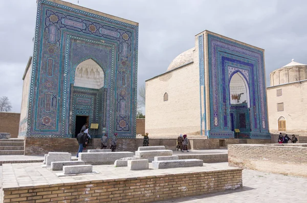 Шах-Зінда меморіальний комплекс, некрополь Самарканд, Узбекистану. Світова спадщина ЮНЕСКО — стокове фото
