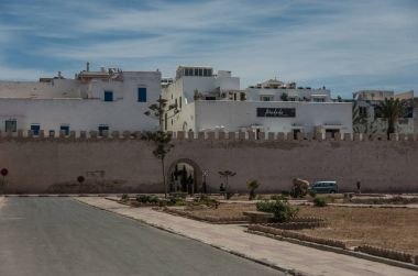 Duvarlar ve Ortaçağ Medine Essaouira, Fas eski evleri