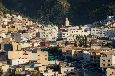 Kutsal şehir olan Moulay Idriss mezar ve Zaviye, Moulay Idriss, orta Atlas, Kuzey Afrika da dahil olmak üzere Zerhoun
