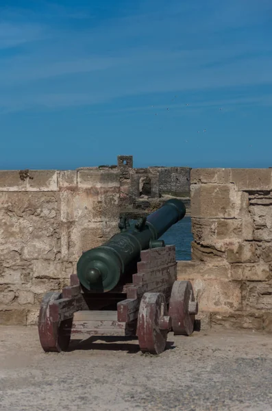 Canon Sqala du Port (Kuzey Scala), Balık tutma bağlantı noktası Essaouira, Fas, savunma Kulesi