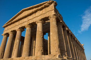 concordia Tapınağı. Sicilya, İtalya üzerinde agrigento tapınaklarda Vadisi
