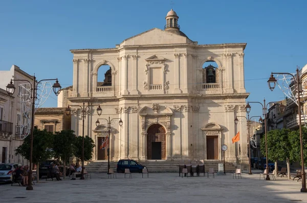 Chiesa del Santissimo Crocifisso (Iglesia del Crucifijo) en la ciudad de Noto en Sicilia — Foto de Stock