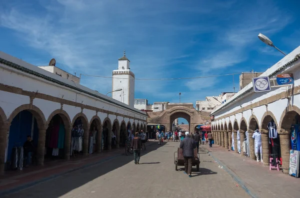 在中世纪的麦地那的市场, 摩洛哥 — 图库照片
