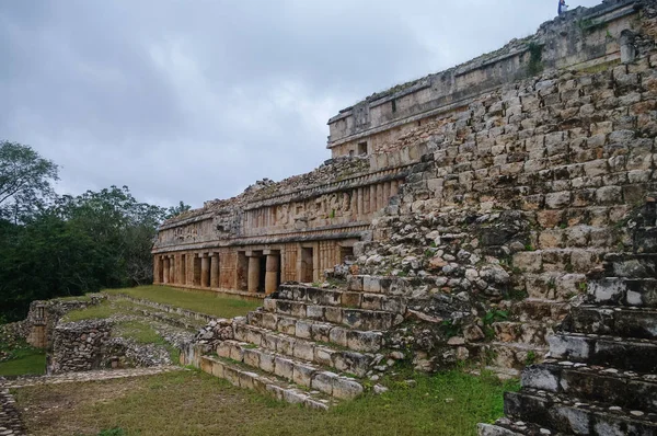 Руины древнего города майя Кабах, Мексика — стоковое фото