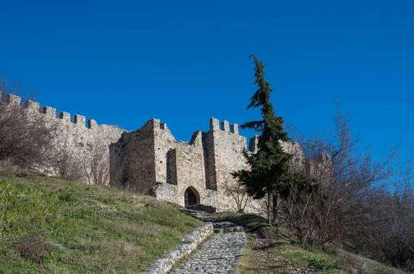 Giriş kapısı ünlü kale Platamonas için. Bu bir Haçlı Kalesi Kuzey Yunanistan ve Olimpos Dağı güneydoğusunda yer alır. Pieria - Yunanistan