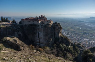 St Stefan manastırda Meteora kayalar, 