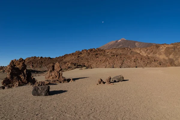 Marsianskt Landskap Östra Sluttningarna Montana Blanca Mirador Las Minas San — Stockfoto